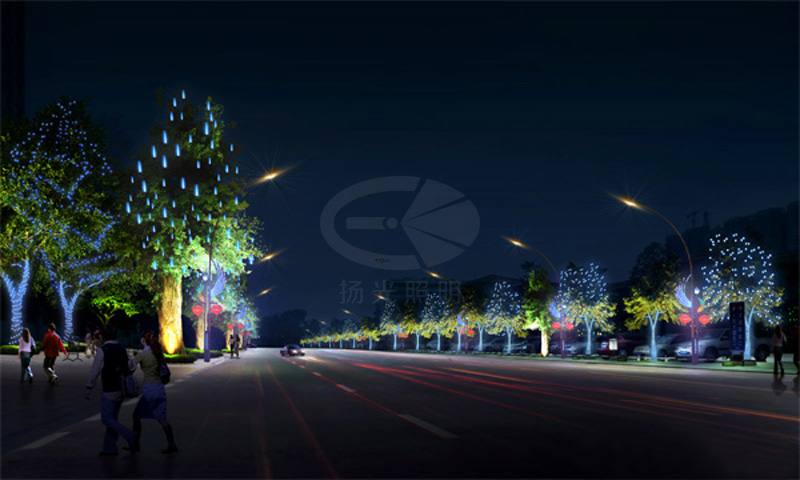 公路景觀照明設計效果圖