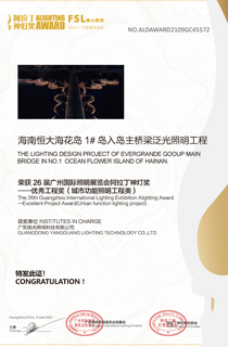 ?；◢u大橋優(yōu)秀工程獎(jiǎng)